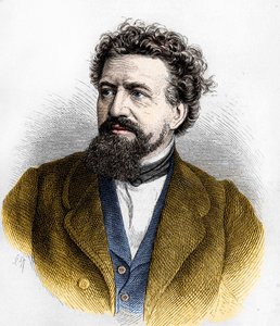 Portrait de Hermann von Lingg . - Artist Unknown