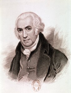 Portrait de James Watt, inventeur, ingénieur mécanicien et chimiste écossais (gravure) - Artist Unknown