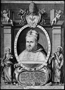 Portrait du 231e pape Paul V en 1605