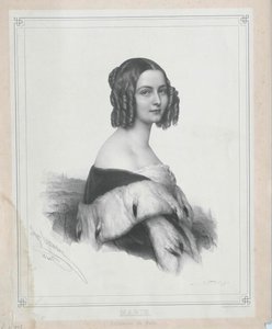 Princesse de Bade Marie (impression) - Artist Unknown