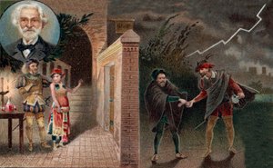 Rigoletto emploie Sparafucile pour assassiner le duc - Acte 3 scène 4 de l