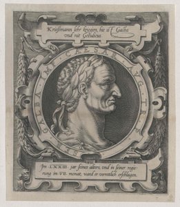 Empereur romain Galba (impression) - Artist Unknown