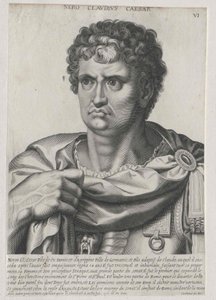Empereur romain Néron (impression) - Artist Unknown