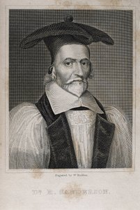 SANDERSON, Robert (1587-1663). Théologien et casuiste anglais. Gravure. - Artist Unknown