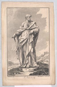 Saint apôtre Simon - Artist Unknown