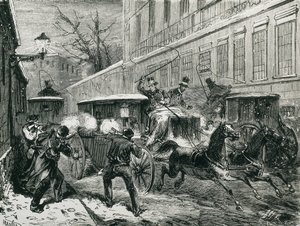 Espagne (1870). Assassinat du général Prim (Madrid, 27 décembre) - Artist Unknown