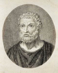 THALES de Milet (6e siècle av. J.-C.). Portrait de Thales de Milet - Artist Unknown