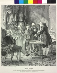 Le jeune empereur Joseph II à l