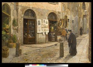 Via San Bernardino alle Ossa à Milan, Italie, 1912 - Arturo Ferrari