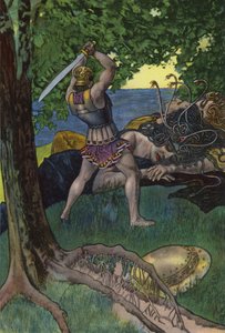 Persée coupant la tête de Méduse - Artus Scheiner