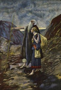 Œdipe aveugle conduit par sa fille Antigone - Artus Scheiner