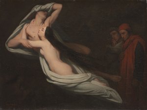 Dante et Virgile rencontrant les ombres de Francesca da Rimini et Paolo, 1851 - Ary Scheffer