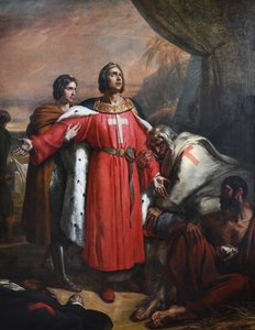 French: Saint Louis visitant les pestiférés - Ary Scheffer