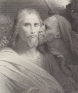 Le baiser de Judas - Ary Scheffer