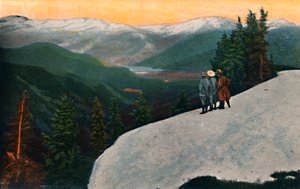 Vue depuis le mont Rainier, vers 1916