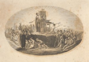 Certificat de la Société Biblique, 19ème siècle - Asher Brown Durand
