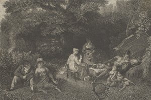 Fête gitane, vers 1830 - Asher Brown Durand