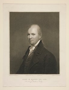 John M. Mason, D.D., S.T.P., Président du Dickinson College - Asher Brown Durand