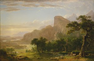 Scène de paysage de "Thanatopsis"