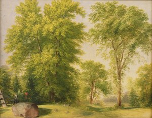Étude de la nature, Hoboken, New Jersey, c.1834 - Asher Brown Durand