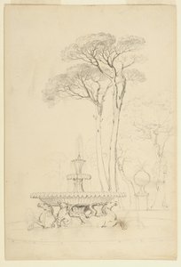 Vue de la fontaine de l