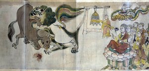 Le triomphe de Sariputra sur les hérétiques - Asian School