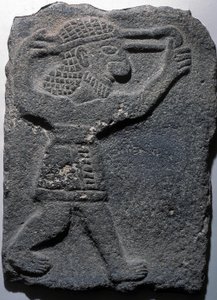 Figure tirant une fronde, Tel Halaf