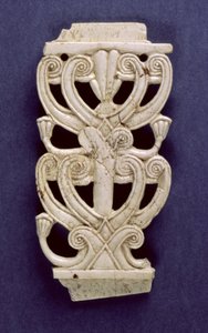 Fragment de palmette de Fort Shalmaneser, Nimrud, VIIIe siècle av. J.-C.