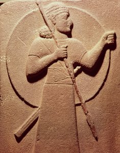 Relief représentant un guerrier hittite, de Carchemish, XIe-IXe siècle av. J.-C.