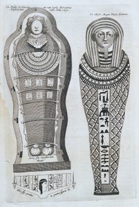 Momies - dans "Sphynx mystagoga" par Athanase Kircher - Athanasius Kircher