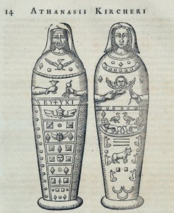 Momies - dans "Sphynx mystagoga" par Athanase Kircher - Athanasius Kircher