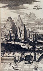 Pyramides des Pharaons Noirs - dans « Sphynx mystagoga » par Athanase Kircher