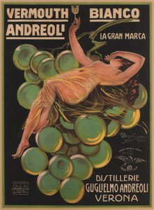 Vermouth Bianco Andreoli, 1921 - Attilio Bresciani