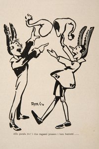 Pinocchio et Candlewick, illustration de "Pinocchio".