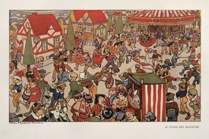 Le pays des jouets, illustration de Pinocchio