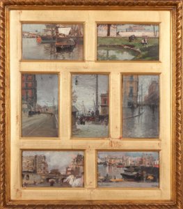 Sept vues de Naples - Attilio Pratella