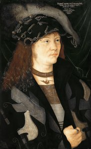 Allemand : Heinrich V Portrait de Henri V. de Mecklembourg - attributed to Jacopo de
