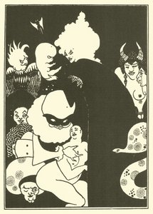 Les Créatures Étranges de Lucien (lithographie) - Aubrey (after) Beardsley