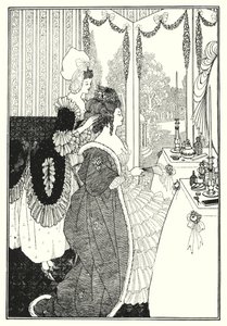 La toilette (gravure) - Aubrey (after) Beardsley