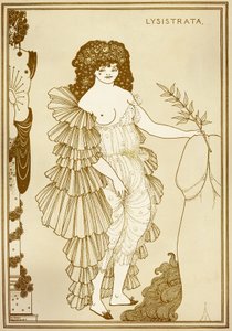 Aubrey Beardsley (1872-1898) illustration pour « Lysistrata »