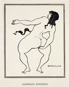 Bathyllus, danseur romain et interprète de pantomimus - Aubrey Beardsley