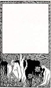Conception pour la page de titre de Pagan Papers, 1893, 1914 - Aubrey Beardsley