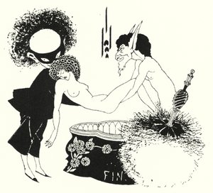 Conception pour une queue de pièce - Aubrey Beardsley