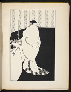 Illustration représentant une femme - Aubrey Beardsley