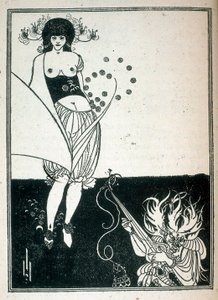 Salomé, illustration de la pièce de théâtre écrite par Oscar Wilde - Aubrey Beardsley
