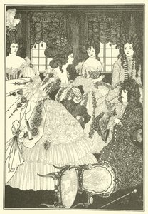 La Bataille des beaux et des belles - Aubrey Beardsley