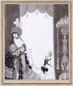 La Dame au Singe, 1897 - Aubrey Beardsley