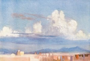 Rome : Monts Albains depuis un toit