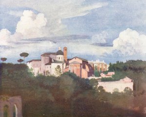 Rome : SS Giovanni e Paolo depuis le Palatin - Aubrey Waterfield