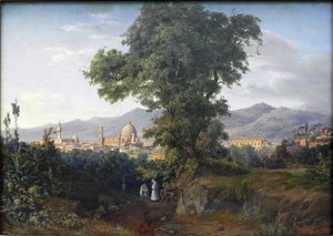 French : Vue de Florence View of Florenz